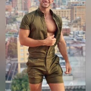 ROMPERJACK Men’s Medium Olive Romper